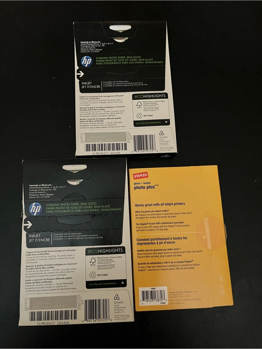 HP three photo